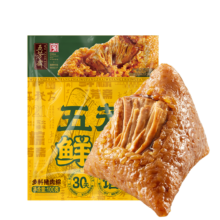 五芳斋 新鲜粽短保大肉双蛋鲜粽 100克*4个