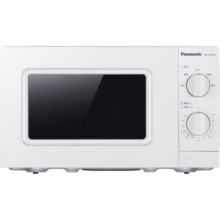 松下（Panasonic） 微波炉家用微波炉微波炉小型20升360转盘加热五档火力双旋钮操作新品白色 NN-SM30NWXPE