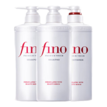 FINO芬浓洗发水透润美容液洗头膏1.1L+护发素550ml强韧发丝丁禹兮同款