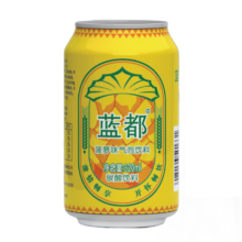【夏日必备】蓝都菠萝啤菠萝风味气泡饮料 320ml*12罐