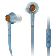 飞利浦（PHILIPS）有线耳机入耳式HiFi音乐耳机 Hi-Res高保真音质 线控带麦3.5mm音频接口S2蓝