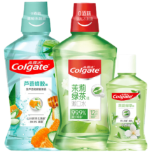 京东百亿补贴：Colgate 高露洁 芦荟蜂胶 500ml+茶健 600ml 漱口水 组合装