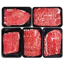 澳洲进口原切和牛m5牛肉片 m5眼肉牛肉片 200g*5盒