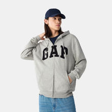 Gap 男女装2025春季字母logo拉链连帽卫衣多色外套868454美版（多色可选）