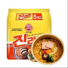 PLUS会员：OTTOGI 不倒翁 辣味金拉面 120g*5包 *4件