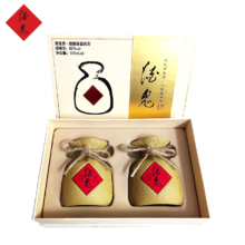 酒鬼酒白酒52度馥郁香型 100ml*2传承礼盒