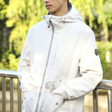 添柏岚（Timberland）外套男装防风保暖拉链开衫连帽抽绳夹克A2EQT 001 XL 185/120A（85~93KG）