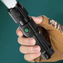 LED手电筒爆亮变焦 600毫安