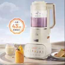 PLUS会员：Midea 美的 低音破壁机 安睡系列 1.75L 可拆洗 MJ-PB12S56