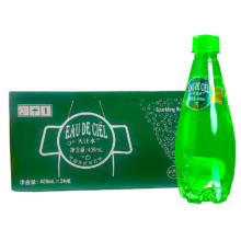 天注水 气泡天然苏打水409ml*24瓶0糖0脂0卡弱碱性偏硅酸饮用水