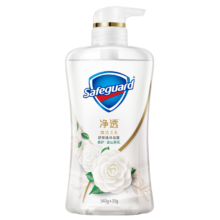 PLUS会员：Safeguard 舒肤佳 净透啫喱沐浴露 山茶花香味570g*2