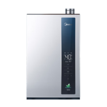 美的（Midea）燃气热水器16升天然气智控增压水伺服一级能效恒温即热冷凝智能变频节能9级抗风以旧换新上门安装 16L 一级能效水伺服LN1