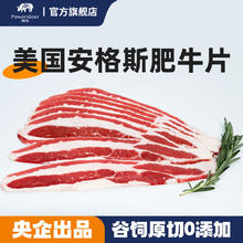 电牛 美国谷饲安格斯原切肥牛片 500g*2