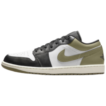 plus会员、百亿补贴：Jordan篮球鞋男子AJ 1乔丹JORDAN 1运动鞋   黑白绿