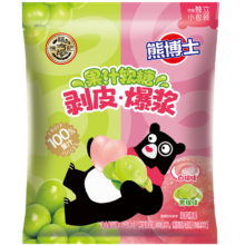 徐福记 100%果汁软糖 剥皮爆浆混合口味 袋装240g
