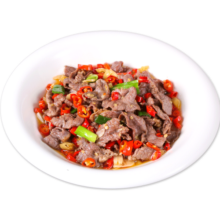 聪厨 小炒黄牛肉 225g生鲜牛肉火锅食材预制菜冷冻