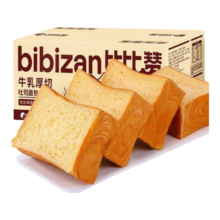 plus会员：比比赞 牛乳厚切吐司1000g