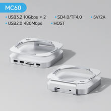 海备思 macmini M4/M4 Pro 扩展坞 MC60适配