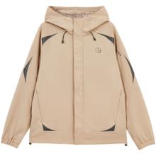 杰克琼斯 杰克·琼斯（JACK&JONES） 时尚百搭隐藏口袋户外连帽外套反光胶印防泼水夹克男装