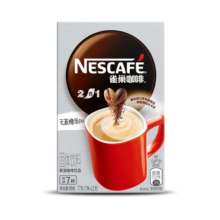 雀巢（Nestle）咖啡粉2合1无蔗糖*尝鲜装速溶冲调饮品7条77g王安宇推荐