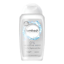 再降价：芳芯（femfresh）敏感肌无添加护理液亲肤特护型250ml（25/5/9）