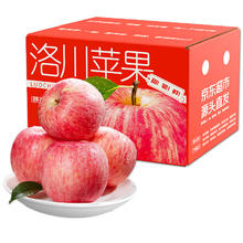 京地达 云鲜风 京东自营 洛川红富士苹果 净重4.5斤（单果205g＋）