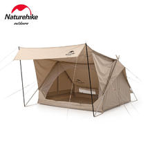 Naturehike 挪客（NatureHike）棉布屋檐A塔帐篷 亘4.8露营野营双人加厚棉布帐篷 流沙金