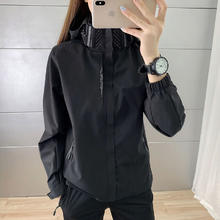 Simboo 运动户外冲锋衣 黑色 女单外套