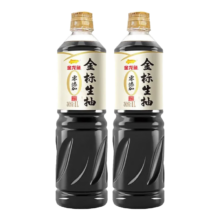 金龙鱼 零添加金标生抽 1L*2瓶
