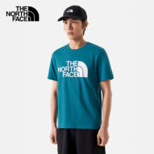 再降价、PLUS会员：The North Face 北面 户外速干短袖 88GY 青苔蓝