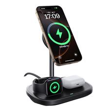 倍思 TEC散热三合一磁吸无线充电MagSafeiPhone16/15/14Pro MaxiWatch