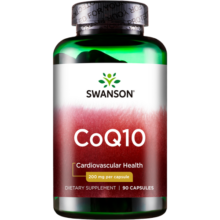 斯旺森（SWANSON）辅酶Q10软胶囊200mg*90粒 呵护心血管强健心动力支持心脏健康