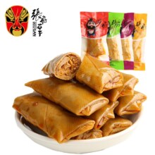 张飞 夹心豆卷四川特产小包装整箱香菇豆腐干小零食杏鲍菇豆干零食 四味混装500g*1袋
