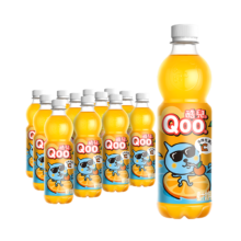 需首购、再降价：可口可乐（Coca-Cola）美汁源酷儿 橙味果汁饮料 450ml 12瓶 2件