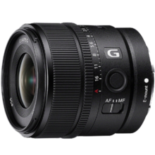 索尼（SONY）E 15mm F1.4 G 超广角定焦G镜头 轻巧大光圈 (SEL15F14G)