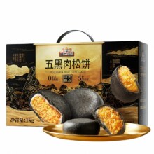 三只松鼠 五黑肉松饼400g