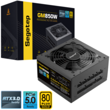 鑫谷（segotep）GM850W ATX3.1金牌全模组电源（12V-2X6支持5070Ti/5080显卡/台式电脑主机箱电源）