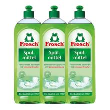 降价！德国进口Frosch菲洛施 天然不伤手洗洁精750ml*3瓶