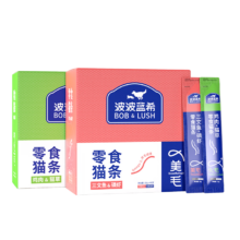 BOBLUSH 鱼油猫条 三文鱼磷虾 15g*30支