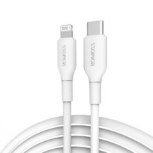 plus会员、首购：罗马仕 苹果数据线Type-c充电线PD快充20W充电器to lightning线