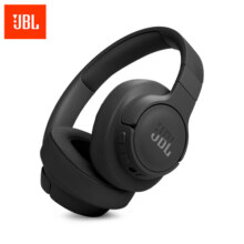 JBL T770NC无线蓝牙降噪耳机 头戴式主动降噪游戏耳机 70小时续航 暗夜黑