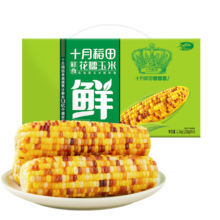 PLUS会员：十月稻田 花糯玉米4.4斤 220g*10根 *2件