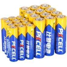 PKCELL 比苛 5号碳性电池1.5V 20粒+RO3P 7号碳性电池 1.5V 20粒