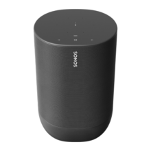 SONOS Move WiFi无线 蓝牙音响 户外便携 11h超长续航 家庭影院 防水防尘 多场景使用 家用客厅 黑色