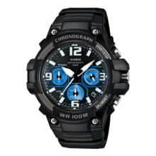 卡西欧（CASIO） SPORT MCW-100H休闲时尚运动男表石英手表 MCW-100H-1A2VPF-100米防水