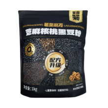 老金磨方 黑芝麻核桃黑豆迷糊*1000g × 2件
