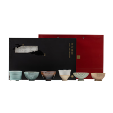 PLUS会员: 上新了文创 故宫茶杯茶具陶瓷功夫茶 高端礼盒 主人杯×6
