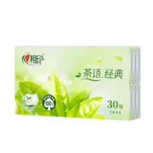 PLUS会员：心相印 手帕纸 茶语经典 4层6片*30包
