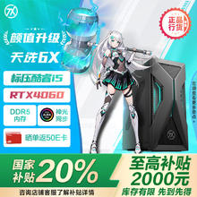 华硕 ASUS 天选6X 台式机（i5-13420H、RTX4060 8GB、16G DDR5+1TB SSD）