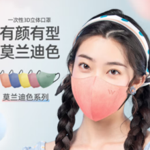 维德 3D立体防护隔离面罩10只/袋